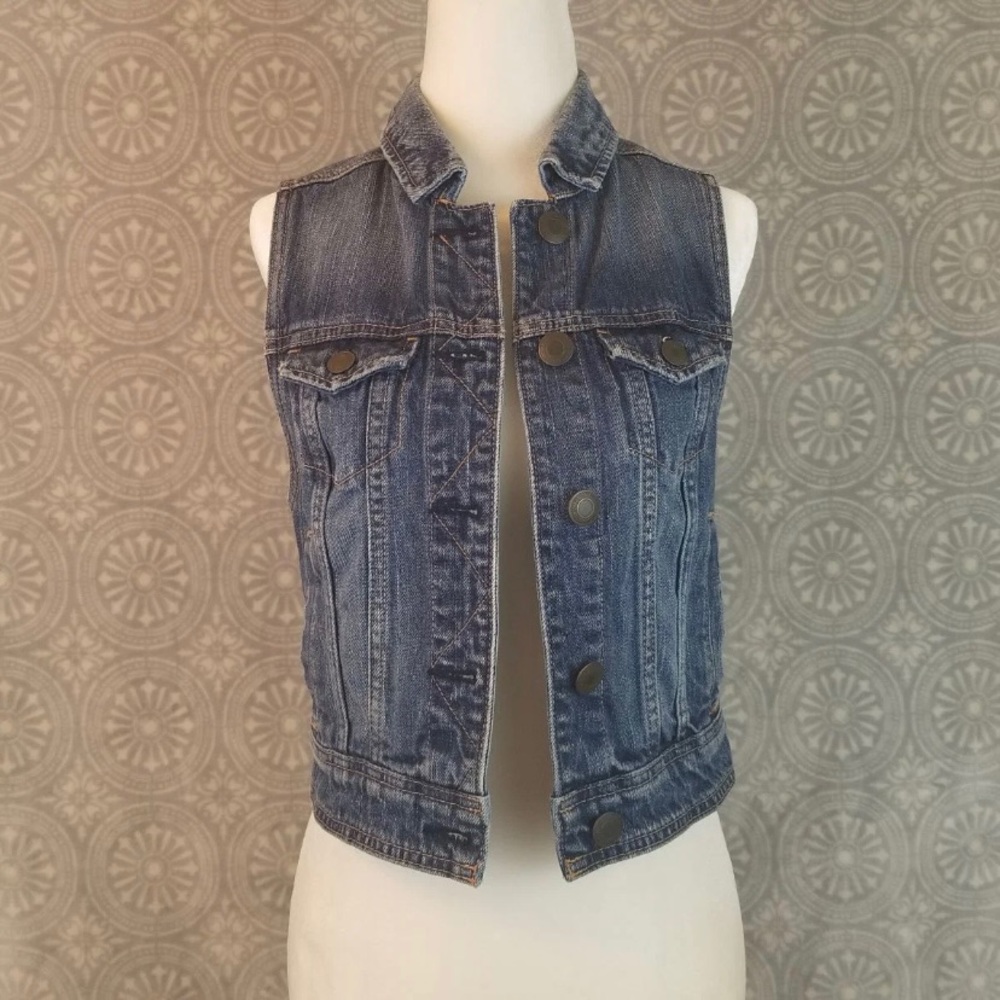 American Eagle Denim Vest